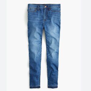 J.Crew 10" High-Rise Toothpick Jean With Let-Down Hem